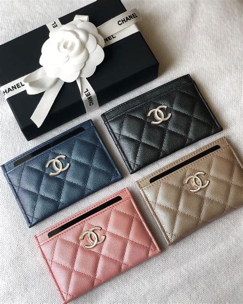 chanel carholder|chanel small card holder price.